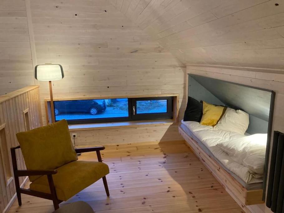 Gemuetliches Holzhaus Am See Warin Exteriör bild
